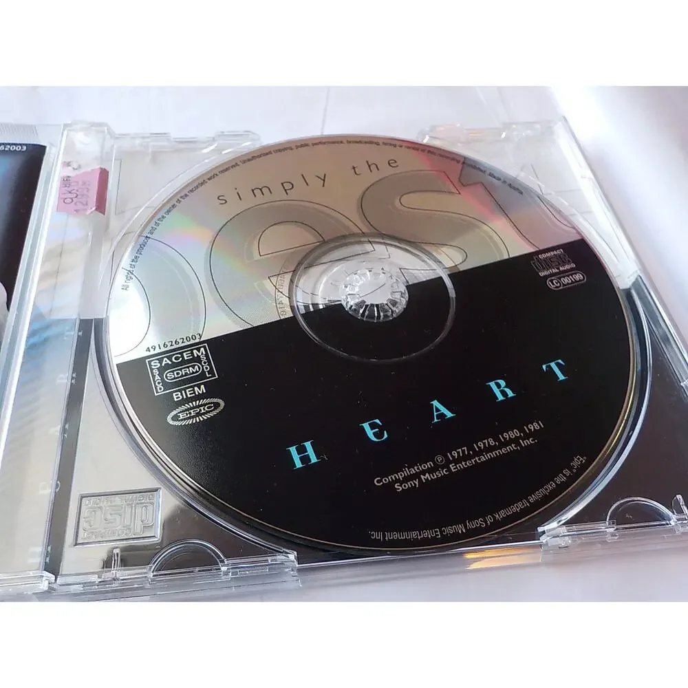 Vintage CD Rock Music Heart Simply the Best Sony Music Germany 1999